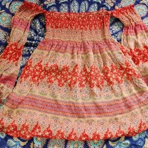 Cold shoulder Tunic/dress